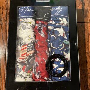 Ed Hardy Men's 3 Pack Performance Microfiber Boxer Briefs